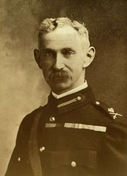 Gerahmter Druck : Generalmajor Barton, C. B. 1901. Schöpfer: Debenham und Smith Gerahmter Druck : Generalmajor Barton, C. B. 1901. Schöpfer: Debenham und Smith