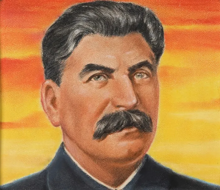 Gerahmter Druck : Marshall Stalin, c1944. Ersteller: William Timym, Central Office of Information