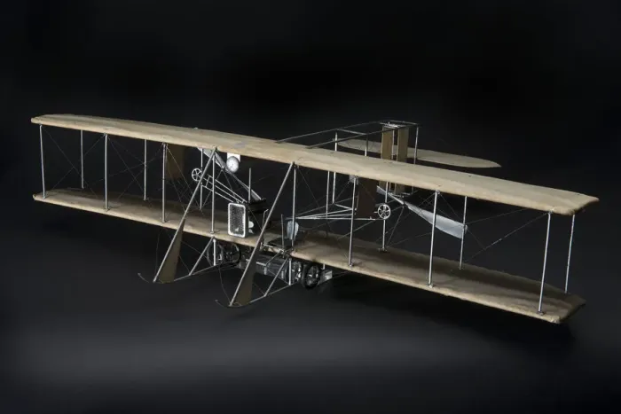Gerahmter Druck : Modell, Statik, Wright-Modell B, ca. 1932. Ersteller: Roderic Davis Gerahmter Druck : Modell, Statik, Wright-Modell B, ca. 1932. Ersteller: Roderic Davis