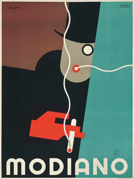 Gerahmter Druck : Modiano Zigarettenpapier, 1929. Künstler: Bereny, Robert (1887-1953) Gerahmter Druck : Modiano Zigarettenpapier, 1929. Künstler: Bereny, Robert (1887-1953)