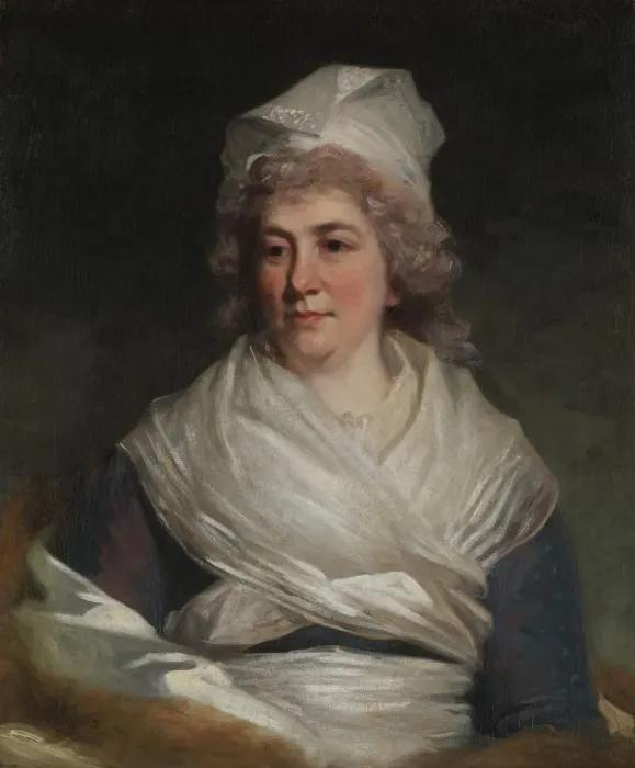 Gerahmter Druck : Frau Richard Bache (Sarah Franklin, 1743-1808), 1793. Ersteller: John Hoppner Gerahmter Druck : Frau Richard Bache (Sarah Franklin, 1743-1808), 1793. Ersteller: John Hoppner