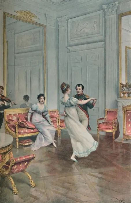 Gerahmter Druck : Napoleon in Compiègne, 1896 Gerahmter Druck : Napoleon in Compiègne, 1896