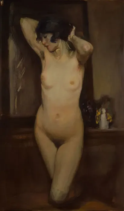 Gerahmter Druck : Ein nackt, um ca 1922 Gerahmter Druck : Ein nackt, um ca 1922