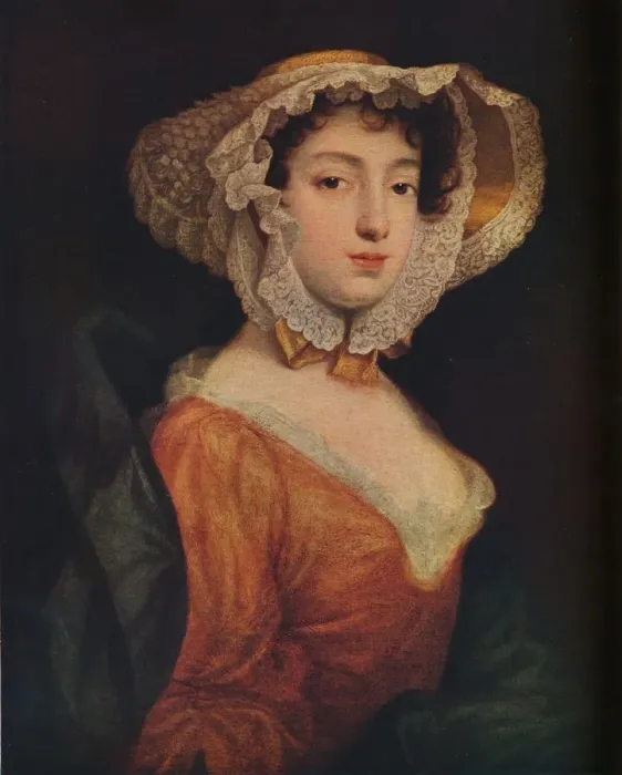 Gerahmter Druck : Peg Woffington, um 1750, 1937 Gerahmter Druck : Peg Woffington, um 1750, 1937