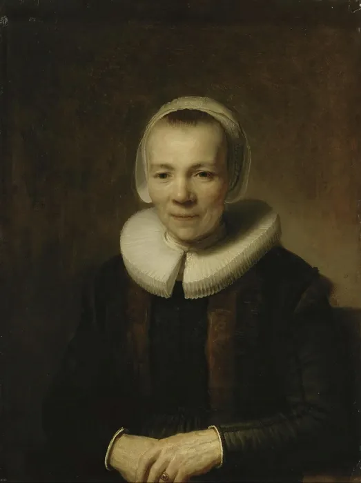 Gerahmter Druck : Portrait von Baertje Martens, 1640. Künstler: Rembrandt Harmensz van Rijn Gerahmter Druck : Portrait von Baertje Martens, 1640. Künstler: Rembrandt Harmensz van Rijn