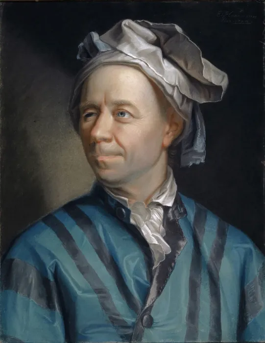 Gerahmter Druck : Bildnis von Leonhard Euler (1707-1783) Gerahmter Druck : Bildnis von Leonhard Euler (1707-1783)