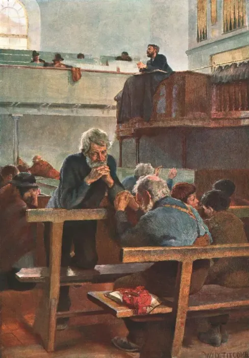Gerahmter Druck : Uranmetodisten beim Gebet 1889(c), (c) 1902. Schöpfer unbekannt Gerahmter Druck : Uranmetodisten beim Gebet 1889(c), (c) 1902. Schöpfer unbekannt