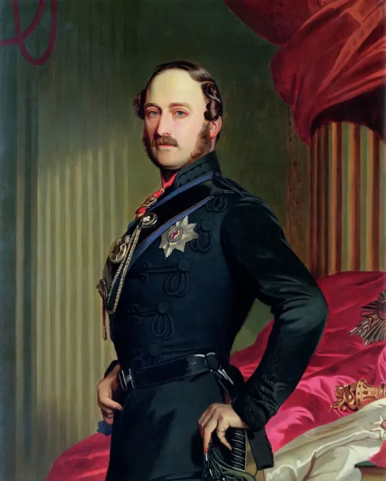 Gerahmter Druck : Prinz Albrecht, 1859 Gerahmter Druck : Prinz Albrecht, 1859