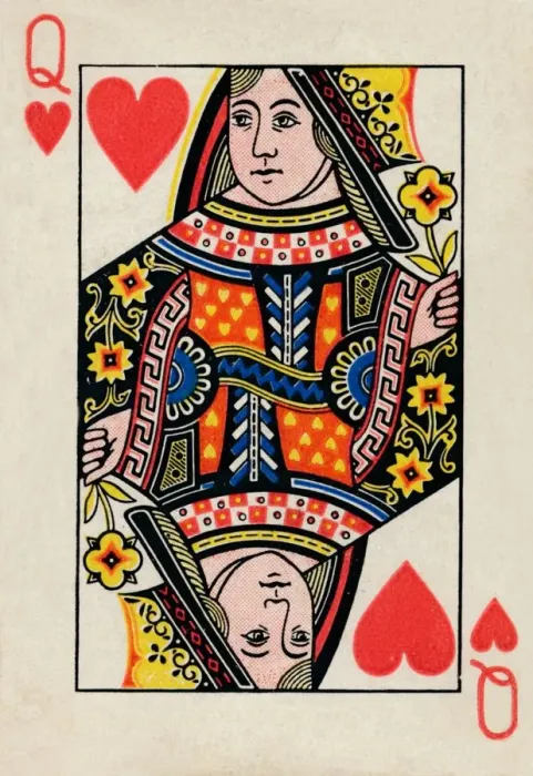Gerahmter Druck : Königin der Herzen, 1925