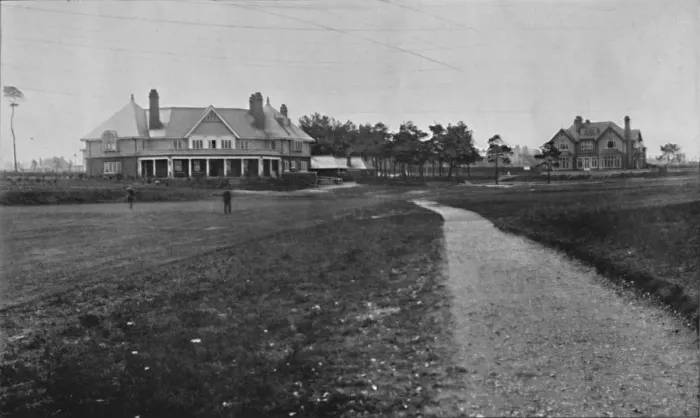 Gerahmter Druck : Königspark Golflinks, ca 1910 Gerahmter Druck : Königspark Golflinks, ca 1910