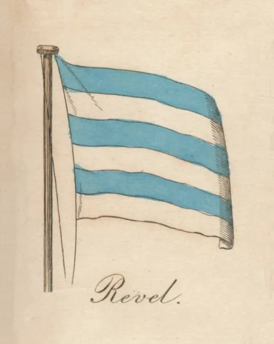 Gerahmter Druck : Revel, 1838 Gerahmter Druck : Revel, 1838