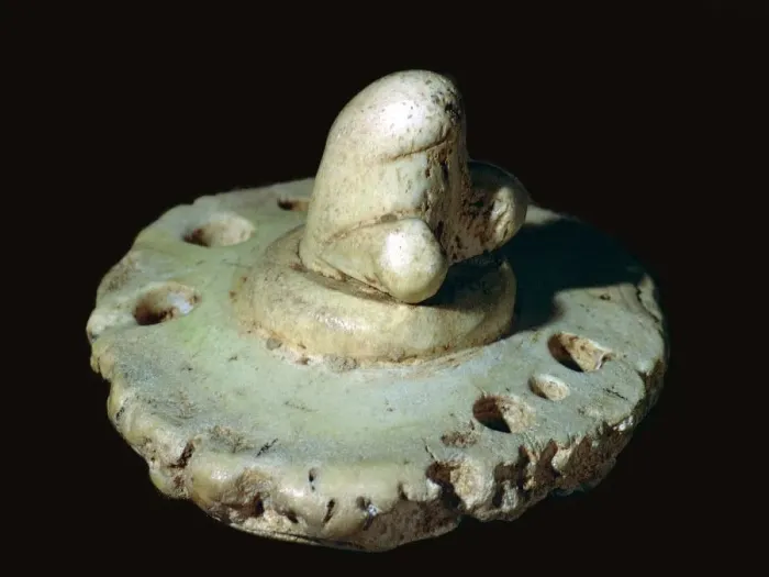 Gerahmter Druck : Römisches phallisches Amulett