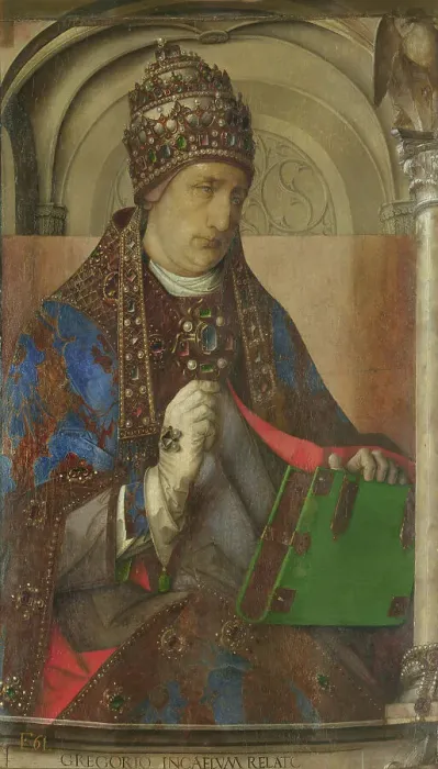 Gerahmter Druck : Heiliger Gregor der Große Gerahmter Druck : Heiliger Gregor der Große