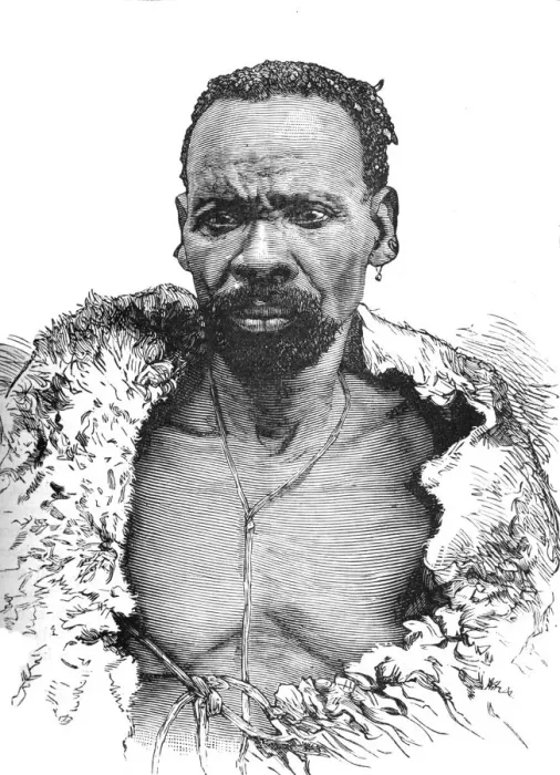 Gerahmter Druck : Sekukuni, 1880 Gerahmter Druck : Sekukuni, 1880