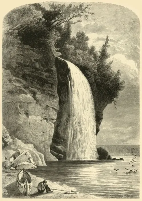 Gerahmter Druck : Silberfall, 1872. Künstler: Frederick William Quartley Gerahmter Druck : Silberfall, 1872. Künstler: Frederick William Quartley