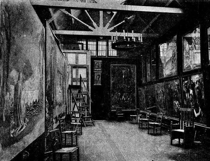 Gerahmter Druck : Das Studio von Sir E. Burne-Jones, 1895. Ersteller: Unbekannt. Das Studio von Sir E. Burne-Jones, 1895. Ersteller: Unbekannt Gerahmter Druck : Das Studio von Sir E. Burne-Jones, 1895. Ersteller: Unbekannt. Das Studio von Sir E. Burne-Jones, 1895. Ersteller: Unbekannt