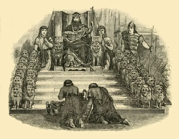 Gerahmter Druck : Solomons Thron, Restauriert, 1890. Schöpfer: Unbekannt. Gerahmter Druck : Solomons Thron, Restauriert, 1890. Schöpfer: Unbekannt.