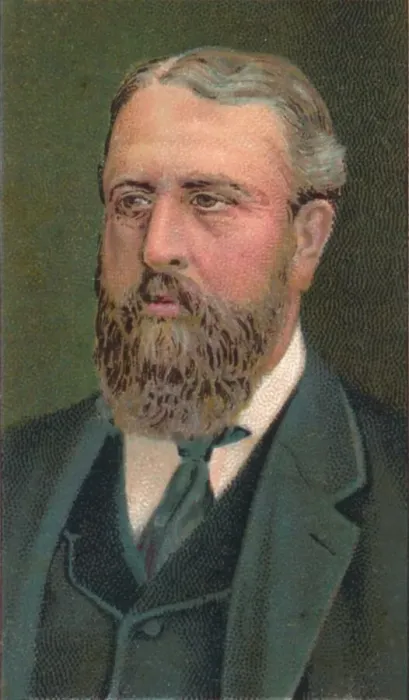 Gerahmter Druck : Spencer Compton Cavendish (1833-1908), Herzog von Devon und Marquess von Hartington, britischer liberaler Politiker Gerahmter Druck : Spencer Compton Cavendish (1833-1908), Herzog von Devon und Marquess von Hartington, britischer liberaler Politiker