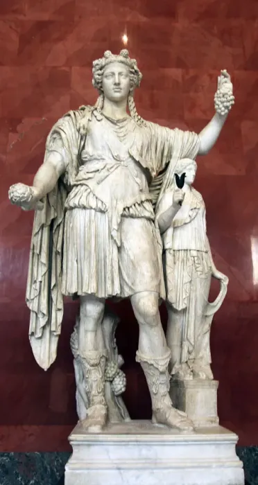 Gerahmter Druck : Büste des Dionysos Gerahmter Druck : Büste des Dionysos