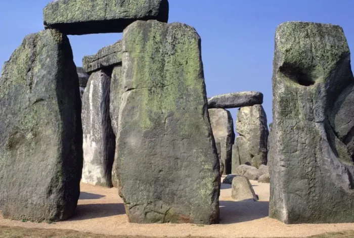 Gerahmter Druck : Detail von Stonehenge Gerahmter Druck : Detail von Stonehenge