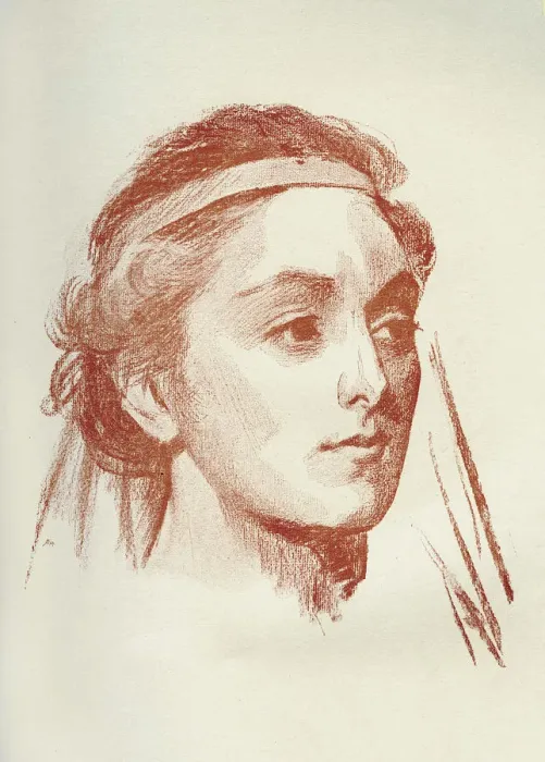 Gerahmter Druck : Studium, 1900 Gerahmter Druck : Studium, 1900