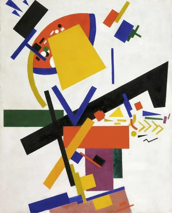 Gerahmter Druck : Suprematismus, 1915 Gerahmter Druck : Suprematismus, 1915