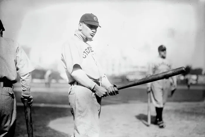 Gerahmter Druck : Theodore Harrison Ted Easterly, Cleveland AL, in Hilltop Park, NY (Baseball), 1911. Ersteller: Bain News Service Gerahmter Druck : Theodore Harrison Ted Easterly, Cleveland AL, in Hilltop Park, NY (Baseball), 1911. Ersteller: Bain News Service