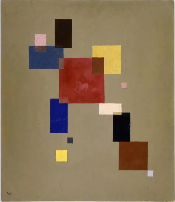 Gerahmter Druck : Zwölf Rechtecke, 1930 Gerahmter Druck : Zwölf Rechtecke, 1930