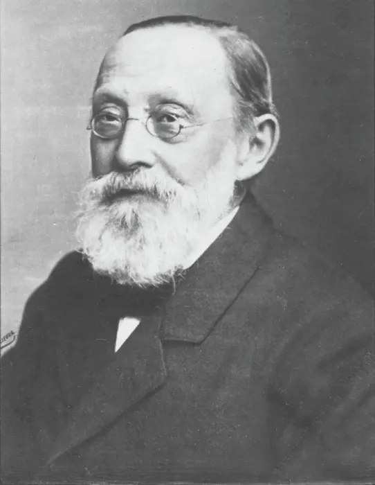 Gerahmter Druck : Virchow 1893 Gerahmter Druck : Virchow 1893