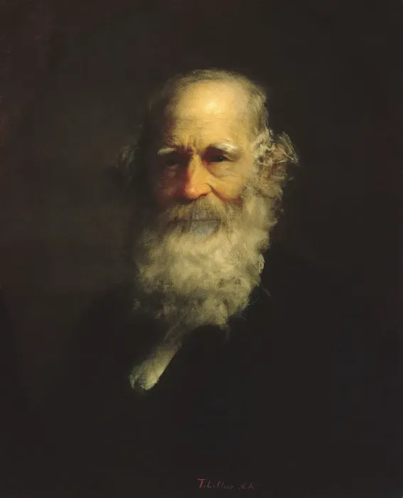 Gerahmter Druck : William Cullen Bryant, 1876 (?). Künstler: Thomas Le Clear Gerahmter Druck : William Cullen Bryant, 1876 (?). Künstler: Thomas Le Clear
