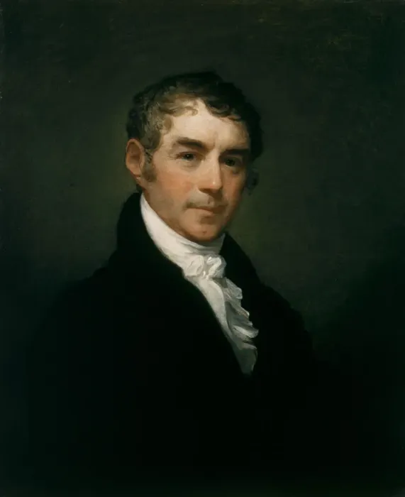 Gerahmter Druck : Wilhelm Eustis, um 1806; Künstler: Gilbert Stuart Gerahmter Druck : Wilhelm Eustis, um 1806; Künstler: Gilbert Stuart