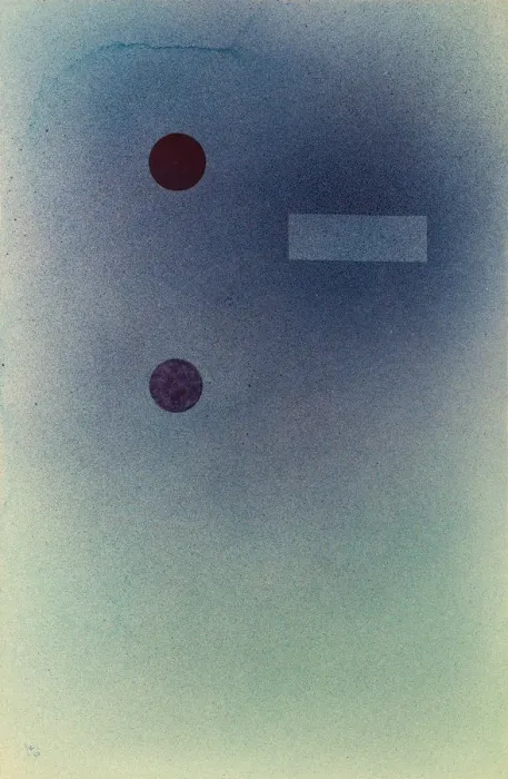Gerahmter Druck : 'Zwei gegen eins', 1933. Erstellerin bzw.: Kandinski, Wassili Wassiljewitsch Gerahmter Druck : 'Zwei gegen eins', 1933. Erstellerin bzw.: Kandinski, Wassili Wassiljewitsch
