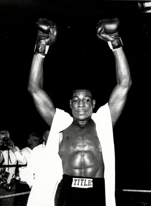 Gerahmter Druck : Frank Bruno 1982 Gerahmter Druck : Frank Bruno 1982