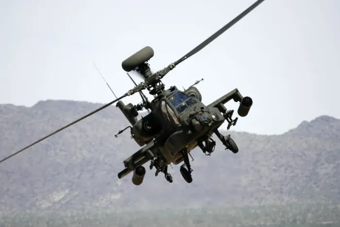 Gerahmter Druck : Apache WAH-64D Hubschrauber Gerahmter Druck : Apache WAH-64D Hubschrauber