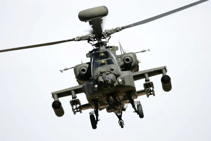 Gerahmter Druck : Apache WAH64D Hubschrauber Gerahmter Druck : Apache WAH64D Hubschrauber