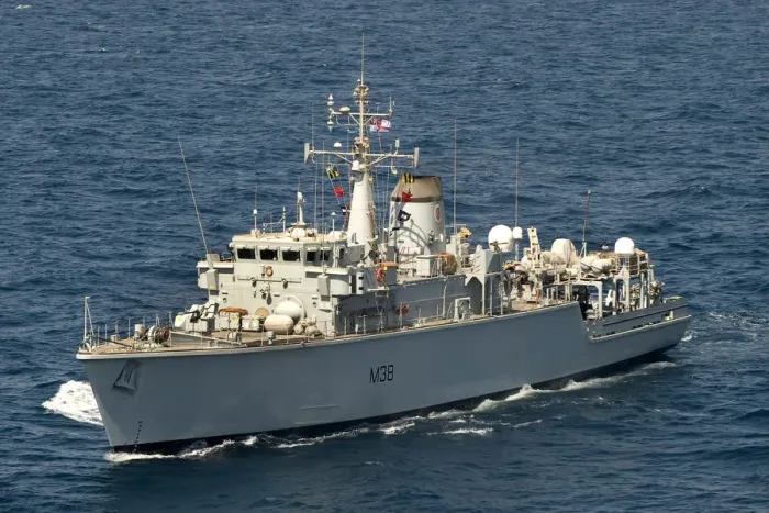 Gerahmter Druck : Rheinlandfregatte HMS Atherstone Gerahmter Druck : Rheinlandfregatte HMS Atherstone