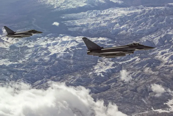 Gerahmter Druck : Rheinische Luftwaffe an der Übung Red Flag 2016 Gerahmter Druck : Rheinische Luftwaffe an der Übung Red Flag 2016