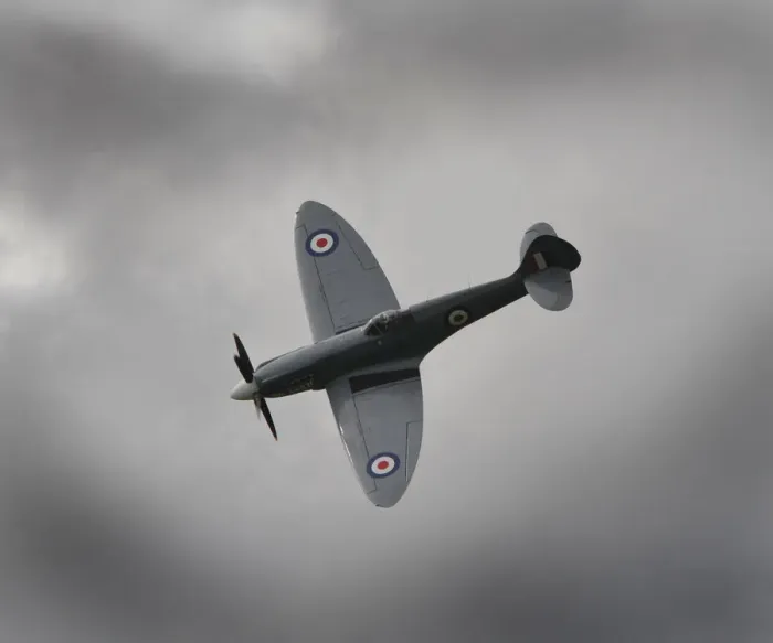 Gerahmter Druck : Spitfire aus dem BBMF Gerahmter Druck : Spitfire aus dem BBMF