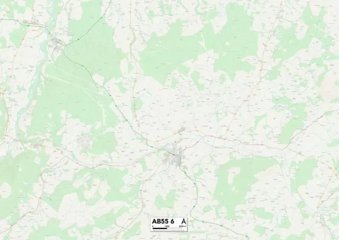 Gerahmter Druck : Morag AB55 6 Karte
