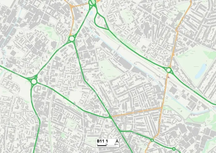 Gerahmter Druck : Birmingham, B11 1 Gerahmter Druck : Birmingham, B11 1