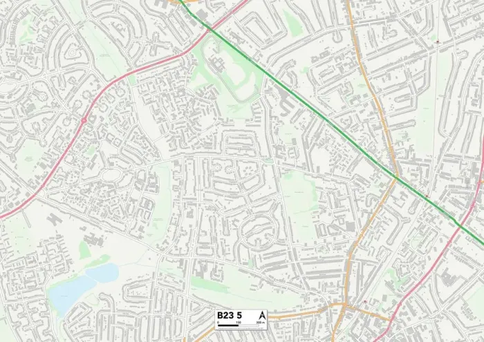 Gerahmter Druck : Birmingham, B23 5 Gerahmter Druck : Birmingham, B23 5