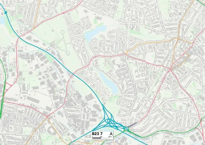 Gerahmter Druck : Birmingham, B23 7 Gerahmter Druck : Birmingham, B23 7