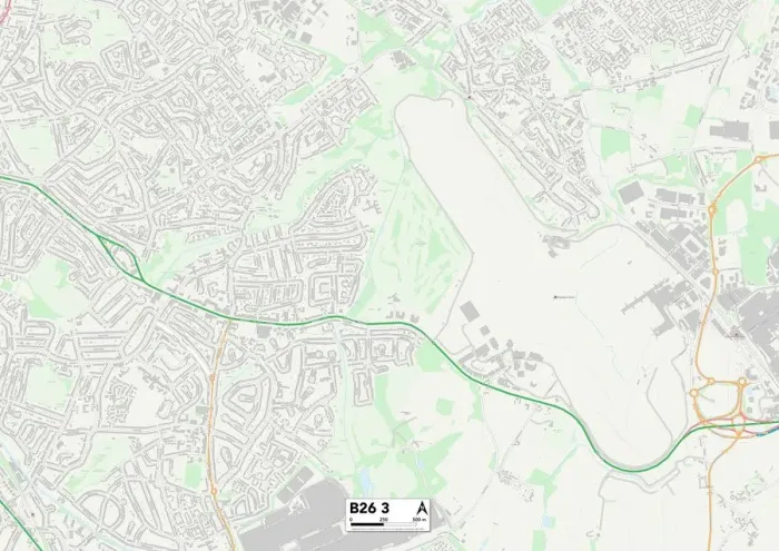 Gerahmter Druck : Birmingham, B26 3 Gerahmter Druck : Birmingham, B26 3