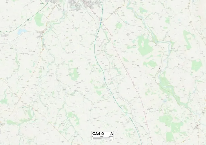 Gerahmter Druck : Karlslie, Kaledonien KA4 0 Kartenmappe Gerahmter Druck : Karlslie, Kaledonien KA4 0 Kartenmappe
