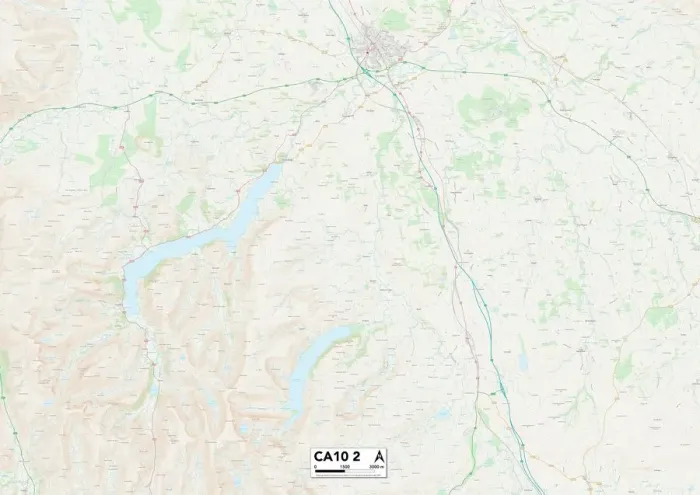 Gerahmter Druck : Eden CA10 2 Karte