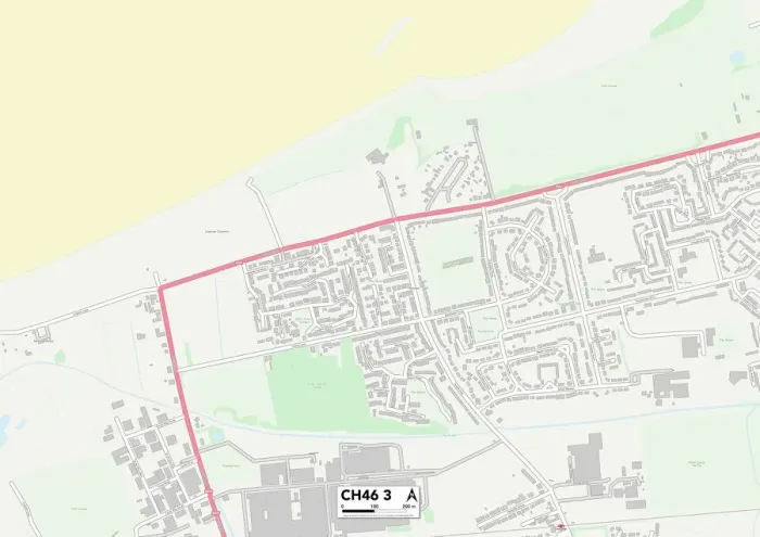 Gerahmter Druck : Wirral, CH46, 3 Karte Gerahmter Druck : Wirral, CH46, 3 Karte