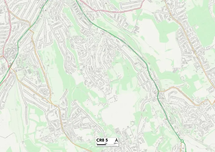 Gerahmter Druck : Kraydoun KR8 5 Karte Gerahmter Druck : Kraydoun KR8 5 Karte