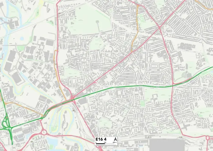 Gerahmter Druck : Neues Hamm (E16) 4 Karte Gerahmter Druck : Neues Hamm (E16) 4 Karte
