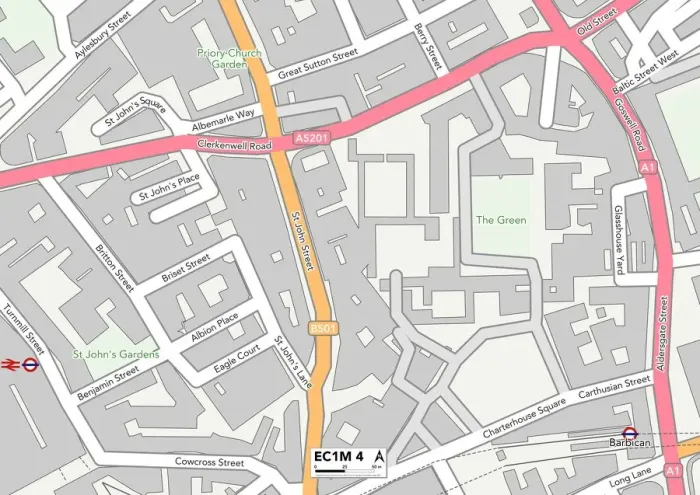 Gerahmter Druck : Istleing EC1M 4 Karte Gerahmter Druck : Istleing EC1M 4 Karte