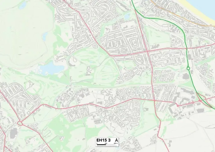 Gerahmter Druck : Edinburgh Ei1 3 Karte Gerahmter Druck : Edinburgh Ei1 3 Karte